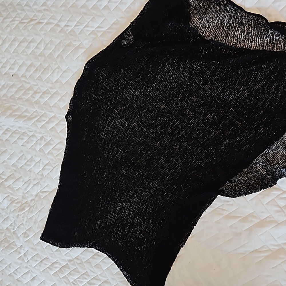 Off the shoulder shawl
